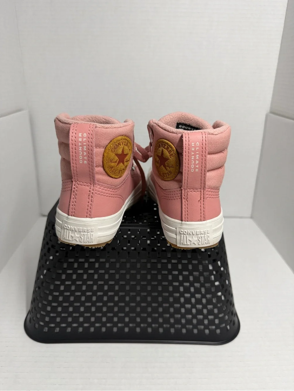 Converse Chuck Taylor All Star Counter Climate Kids High Top Sneaker size13 Pink